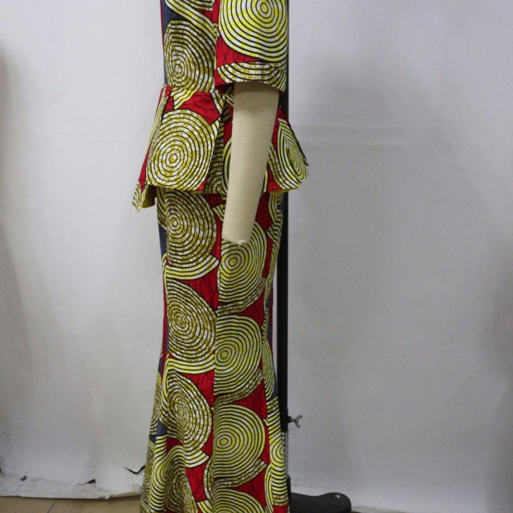 Beautiful High Quality African Kitenge Maxi Dress - Picture 2 of 4